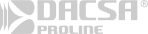 Logotipo de Dacsa Proline, proyecto de rebranding y creación de contenido estratégico.