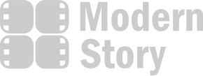 Logotipo de Modern Story, proyecto de rebranding y rediseño web.