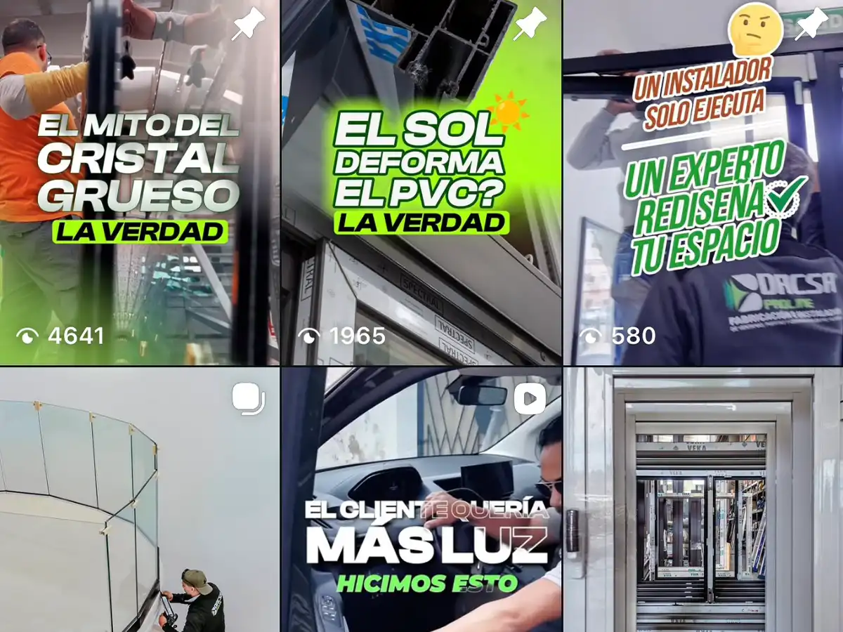 Nuevo diseño de feed de Instagram y creación de contenido estratégico para Dacsa Proline por Pacific Studio 
